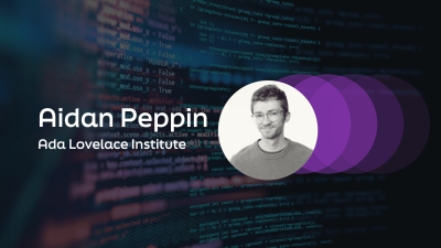 A banner image of Aidan Peppin, the article's author.
