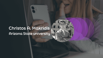 A banner image of Christos A. Makridis, the article's author.