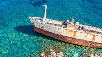 Ship at sea