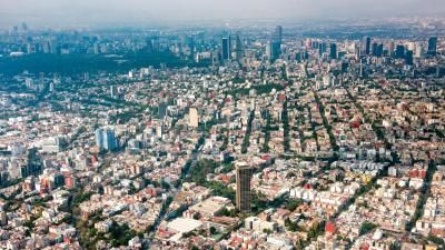 A view of Mexico City, Mexico.