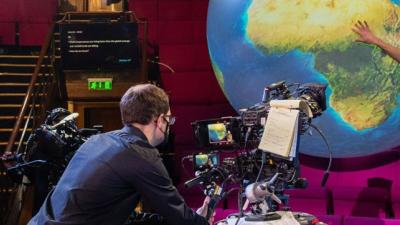 Behind the scenes at the christmas lecture