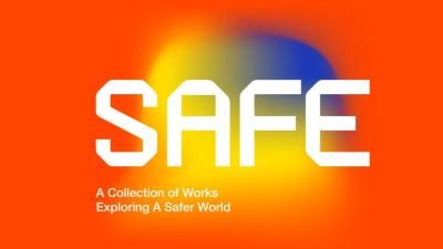 A banner for the SAFE exhibition.