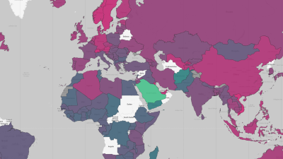 World Risk Poll Data Explorer map