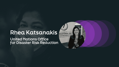 A banner image of Rhea Katsanakis, the article's author.