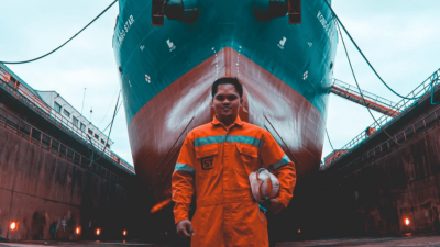seafarer onboard large ship