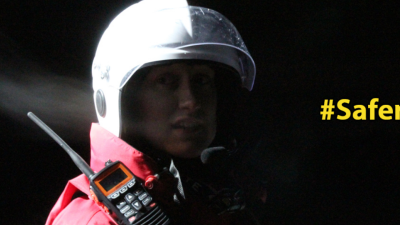 Search and rescue worker