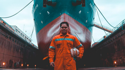 seafarer onboard large ship