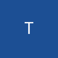 Blue colour block with colour T